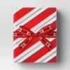 30” 90 Sq Ft Christmas Roll Wrap Red/White/Silver Diagonal Stripes - Wondershop™ -Wonder Shop USA GUEST 951e99cc 381e 44fd 8efa c7d79314bed3