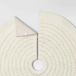 48" Centric Cable Knit Tree Skirt - Wondershop™ -Wonder Shop USA GUEST 97ed63e4 2f71 4a15 85a5 709ace7cf5d4