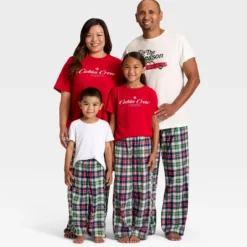 Men's Plaid Microfleece Holiday Matching Family Pajama Pants - Wondershop™ -Wonder Shop USA GUEST 98a69882 606c 4d3a 8a3e a9737ccc9a8e 1