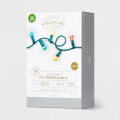 50ct LED Smooth Sphere Christmas String Lights With Green Wire - Wondershop™ -Wonder Shop USA GUEST 9cf57525 1521 4fb3 919a d81fb2c090cb