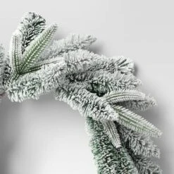 20" Flocked Pine Artificial Christmas Wreath - Wondershop™ -Wonder Shop USA GUEST 9e1aee74 625e 4bfd 8efe 01a1a81da385