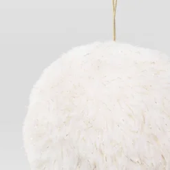 Christmas Fabric White Ball Ornament - Wondershop™ -Wonder Shop USA GUEST 9ea6555c 90b9 413e b67f 5125c79c8933