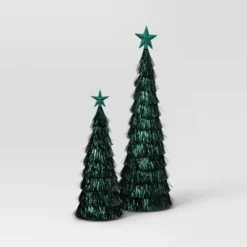 2pk Christmas 18" And 12" Tinsel Trees - Wondershop™ -Wonder Shop USA GUEST 9f2fd553 c8e3 4af8 9db7 efd38bb6d889