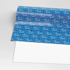 40” 125 Sq Ft Christmas Roll Wrap Love Santa On Blue - Wondershop™ -Wonder Shop USA GUEST 9fd09a72 58c3 49c4 b094 674550d4bea5