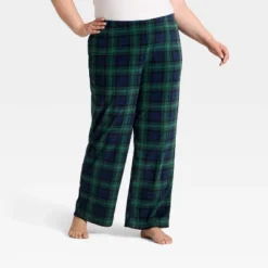 Women's Plaid Microfleece Holiday Matching Family Pajama Pants - Wondershop™ Navy Blue -Wonder Shop USA GUEST a18ef71e b62a 402b a895 85b92b031dd6