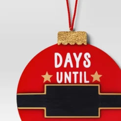 Christmas Wood Circle Countdown Ornament - Wondershop™ -Wonder Shop USA GUEST a23e813f 68da 4bbe 945f 65b86122ada8