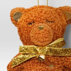 5" Christmas Fabric Teddy Faux Shearling Ornament - Wondershop™ -Wonder Shop USA GUEST a4e7a0b3 e8e0 4971 860e 024351c3a916