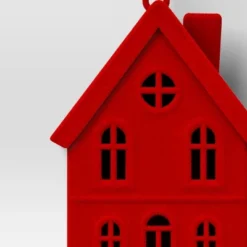 Christmas Metal Red House Ornament - Wondershop™ -Wonder Shop USA GUEST a556fd92 7445 415d b4fd 86399bdaa9b0