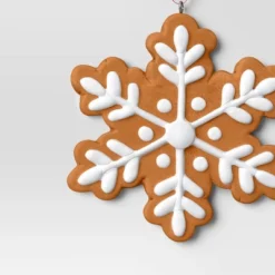 4.25" Christmas Clay Dough Gingerbread Snowflake Ornament - Wondershop™ -Wonder Shop USA GUEST a58f68d8 b189 4d0d bd3d dfb12a8c3259