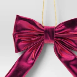 6.75" Christmas Metallic Bow Ornament Hot Pink - Wondershop™ -Wonder Shop USA GUEST a5aa6dc4 2c9c 4a1e bbb7 e2cc05b9efca