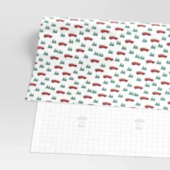 40" 125 Sq Ft Christmas Roll Wrap Trucks And Trees On White - Wondershop™ -Wonder Shop USA GUEST a7a233f0 19a2 4b34 a2af 3e94d10b6ee2