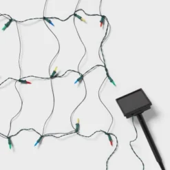 3'x4' 50ct Solar LED Christmas Net Lights With Green Wire - Wondershop™ -Wonder Shop USA GUEST a84aa275 7559 401f be39 662c125dbb5b