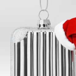 Glass Suitcase Christmas Tree Ornament Silver - Wondershop™ -Wonder Shop USA GUEST a8af4209 586c 4546 ae7b b65910600448