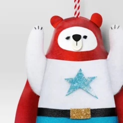 5.25" Christmas Fabric Superhero Ornament Polar Bear - Wondershop™ -Wonder Shop USA GUEST abab7b43 837a 4075 8321 0620ed7068aa
