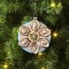 4" Christmas Glass Oyster Ornament Blue Plate - Wondershop™ -Wonder Shop USA GUEST ad1c2f00 c683 49a8 b2c5 1d57028cf318
