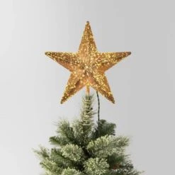 10" Pre-lit Faux Mercury Star Christmas Tree Topper - Wondershop™ -Wonder Shop USA GUEST adbc3b87 0252 4eb7 82bf dad016cfb7c7