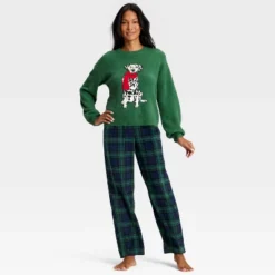 Women's Plaid Microfleece Holiday Matching Family Pajama Pants - Wondershop™ Navy Blue -Wonder Shop USA GUEST ae801483 8742 49c6 abe4 b9657e786694