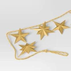 72" Christmas Gold Star Garland - Wondershop™ -Wonder Shop USA GUEST af2a529b 7bf2 42a4 9aaf 456b5191097d