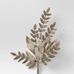 4pc Christmas Pick Set Champagne 2 Mixed Leaves Picks 2 Hard Needle - Wondershop™ -Wonder Shop USA GUEST b1eddbd0 df71 491a aa92 92304c4615f9