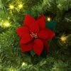 Christmas Fabric Poinsettia Ornament - Wondershop™ -Wonder Shop USA GUEST b3326682 2fa9 47d1 aa18 6db833b82539