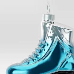 4.5" Christmas Glass Roller Skate Ornament Silver/Blue - Wondershop™ -Wonder Shop USA GUEST b6c7d28d b26b 4625 ae54 ee7c845d8542