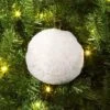 Christmas Fabric White Ball Ornament - Wondershop™ -Wonder Shop USA GUEST b941aed3 8ddb 49ff a65c c03c58589f36
