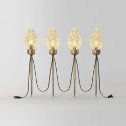4pc LED Big Bulb Christmas Novelty Pathway - Wondershop™ -Wonder Shop USA GUEST bb16da0d dd4d 40ba 9a52 186cc6056f6c