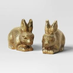 8pk Christmas Poly Figural Decor Set Birds/Bunny/Trees Gold - Wondershop™ -Wonder Shop USA GUEST bed5bd45 0187 4e88 a81c 5f56af31d2ce