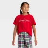 Kids' "Cabin Crew" Short Sleeve Holiday Matching Family Pajama Shirt - Wondershop™ Red -Wonder Shop USA GUEST c022d44f d865 44f3 9b32 56b7640e8590