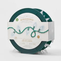 150ct LED C6 Faceted Christmas String Lights Spool With Green Wire - Wondershop™ -Wonder Shop USA GUEST c3145ba6 931d 4e1f bc5b a4075eb3042b