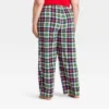 Women's Plaid Microfleece Holiday Matching Family Pajama Pants - Wondershop™ Cream -Wonder Shop USA GUEST c542aecc 28f4 441a a675 65430cd9dff1