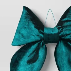 12" Christmas Velvet Bow Decor Teal - Wondershop™ -Wonder Shop USA GUEST c7075922 5859 490a 8590 b5d73a9b6c9f