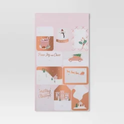 50ct Christmas Peel And Stick Gift Tags Blush/White - Wondershop™ -Wonder Shop USA GUEST c75e8274 d243 44ce bbdf e0c87af021e5