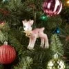 Retro Deer Christmas Tree Ornament Pink/Gold - Wondershop™: Ceramic Holiday Decor, Indoor Unlit Animal Theme -Wonder Shop USA GUEST c8f1f8bd a065 4f7d b9ad 5c7cb38c132f