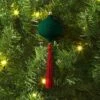 Christmas Onion Shaped Flocked Dark Green Ornament With Tassle - Wondershop™ -Wonder Shop USA GUEST c97ff919 5d74 429a be16 d6cf9c910b62
