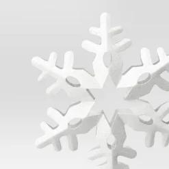 14" Metal Snowflake Christmas Tree Topper White - Wondershop™: Traditional Indoor Decor: Traditional Indoor Decor -Wonder Shop USA GUEST c9f92917 71ba 4bbb 8955 a0f68e6ff336