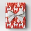 30” 20 Sq Ft Christmas Roll Wrap Scandinavian Trees And Deer On Red - Wondershop™ -Wonder Shop USA GUEST ca693265 008a 4594 81ab b56af5405dab