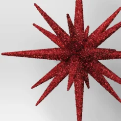 5.8" Christmas Plastic Spike Starburst Ornament Red - Wondershop™ -Wonder Shop USA GUEST ca7a5460 df97 4421 be12 2f5163558c4e