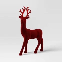 12" Christmas Flocked Standing Deer Decor - Wondershop™ -Wonder Shop USA GUEST cb68b72d f64b 466c 979a 4e597701f31f