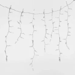 300ct High Density Christmas Icicle Lights Clear With White Wire - Wondershop™: Indoor/Outdoor, Incandescent -Wonder Shop USA GUEST d24c742e b9c4 4758 b8b3 e971340f9f7d