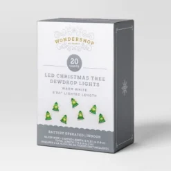 20ct LED Battery Operated Christmas Tree Dew Drop Lights Warm White With Silver Wire - Wondershop™ -Wonder Shop USA GUEST d47707fb 54fb 4130 a316 cdbd30a15910