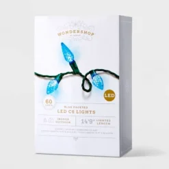 60ct LED C6 Faceted Christmas String Lights With Green Wire - Wondershop™ -Wonder Shop USA GUEST d638dcbd 958b 495b ba11 fdd6aa4e7d3f