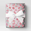 30” 25 Sq Ft Christmas Roll Wrap Red/White Candy On Silver - Wondershop™ -Wonder Shop USA GUEST d6a15ecd 36b0 4587 aa84 06031a9d8f4e