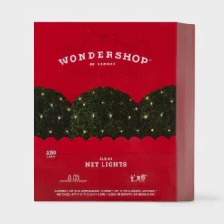150ct 4'x6' Incandescent Mini Christmas Net Lights With Green Wire - Wondershop™ -Wonder Shop USA GUEST d779278f 4899 456b 9750 55fd538be613