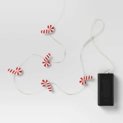 20ct LED Battery Operated Christmas Candy Cane Dew Drop Lights Warm White With Silver Wire - Wondershop™ -Wonder Shop USA GUEST d8a4eed2 ffc8 42a3 b166 65078471bd53