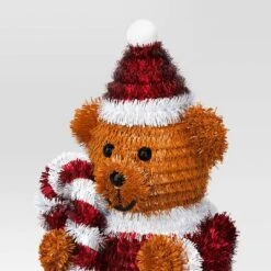 Christmas Tinsel Teddy Bear - Wondershop™ -Wonder Shop USA GUEST d9100320 c8d3 4c6a 8948 4e99145ded52