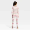 Kids' "Let It Snow" Fair Isle Cozy Knit Long Sleeve Shirt And Pants Holiday Matching Family Pajama Set - Wondershop™ Cream -Wonder Shop USA GUEST dbfffe50 8e4e 4e80 bee4 ed159667b407