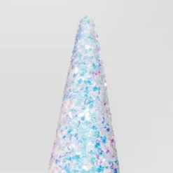 Christmas Sequins Cone Shape Tree Table Top Decor Iridescence Medium - Wondershop™ -Wonder Shop USA GUEST dc26d6f6 a073 413a 858b 1d4e6b6264fb