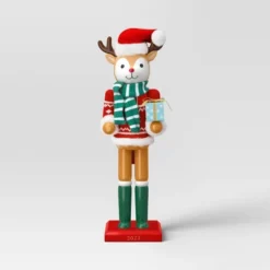 Winter Deer Nutcracker Figure - Wondershop™ -Wonder Shop USA GUEST dcbe1150 f7f7 4519 8c68 5af438048551