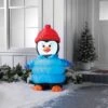 3'x4' Christmas Indoor/Outdoor Lighted Inflatable Penguin In Puffer Jacket - Wondershop™ -Wonder Shop USA GUEST df2b26f2 8499 40b7 b610 e9cec9e32e7f